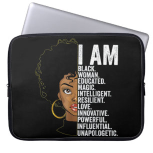 Housse Pour Ordinateur Portable Mois de l'histoire des Noirs