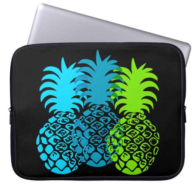 Housse Pour Ordinateur Portable Momona Ananas Hawaiian Neoprène Wetsuit (Devant)
