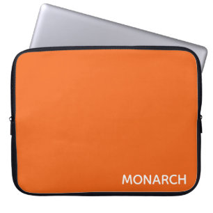 Housse Pour Ordinateur Portable Monarch butterfly orange color name