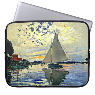 Housse Pour Ordinateur Portable Monet - Voilier au Petit Gennevilliers
