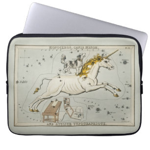 Housse Pour Ordinateur Portable Monoceros, Canis Minor et Atelier Typographique L