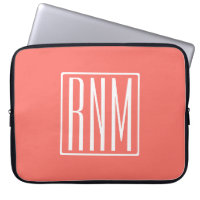Monogramme initial | Blanc Sur Le Corail