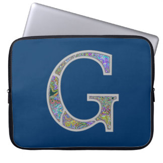Housse Pour Ordinateur Portable Monogramme lumineux par Gg