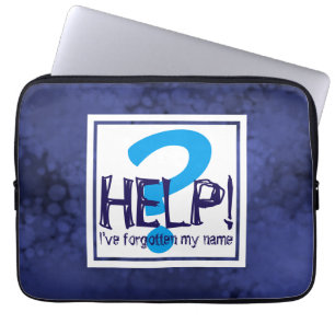 Housse Pour Ordinateur Portable Monogramme parodique
