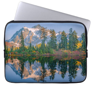 Housse Pour Ordinateur Portable Mont Shuksan reflété dans le lac Reflection