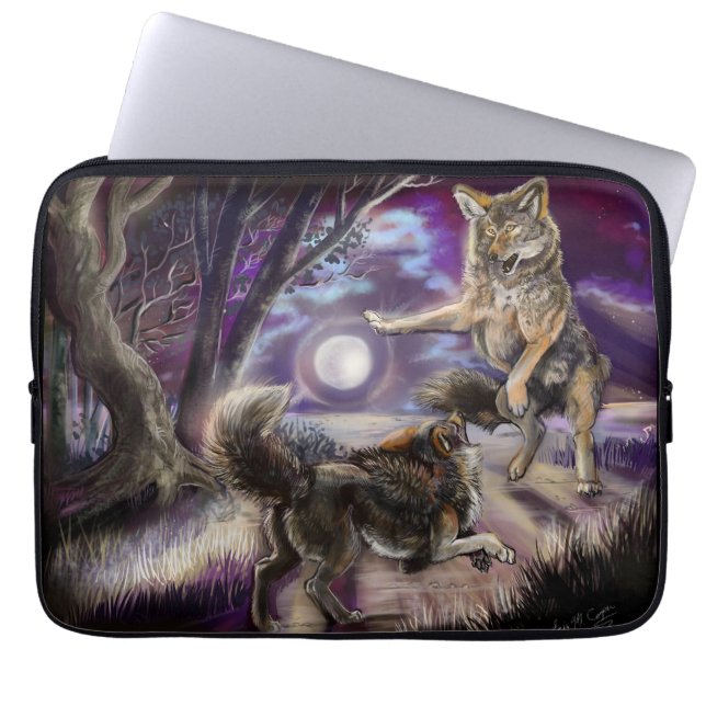 Housse Pour Ordinateur Portable Moondancers Coyotes (Devant)