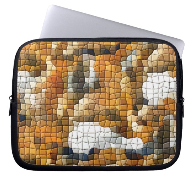 HOUSSE POUR ORDINATEUR PORTABLE MOSAÏQUE FOX (Devant)