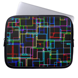 Housse Pour Ordinateur Portable Motif à bandes multiples cool