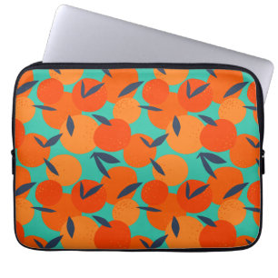 Housse Pour Ordinateur Portable Motif Abstrait de fruits orange