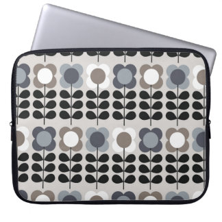 Housse Pour Ordinateur Portable motif Abstrait fleuri sans couture. Style nordique
