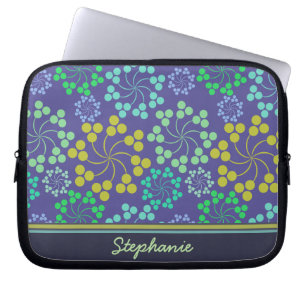 Housse Pour Ordinateur Portable Motif Abstrait floral Funky Personnalisé
