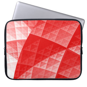 Housse Pour Ordinateur Portable Motif abstrait rouge