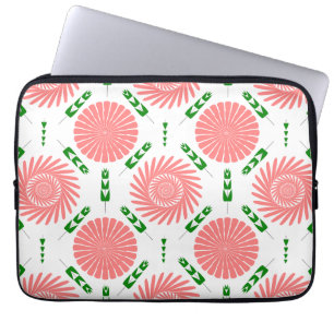 Housse Pour Ordinateur Portable motif aux fleurs roses