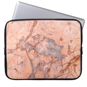 Housse Pour Ordinateur Portable Motif blanc texture marbre