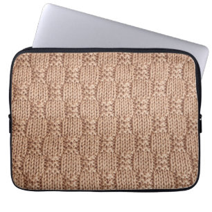 Housse Pour Ordinateur Portable Motif Bubble Knit Stitch par Shirley Taylor