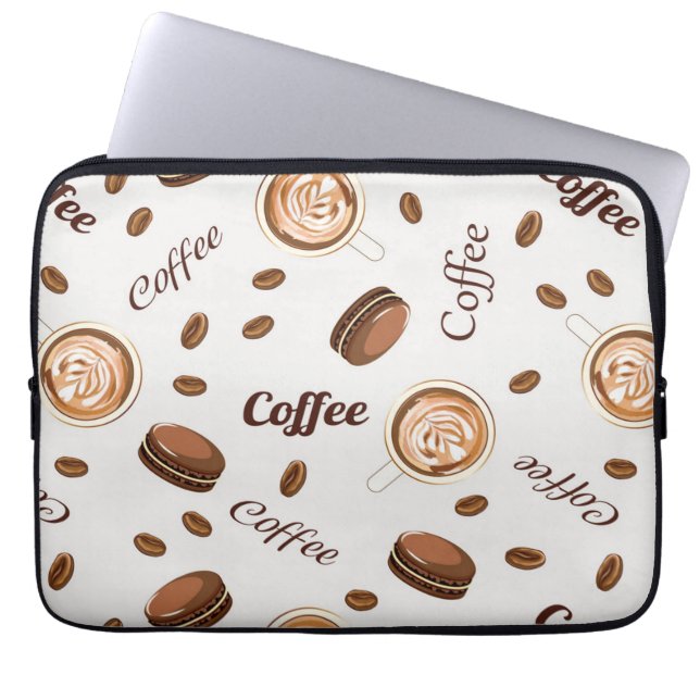 Housse Pour Ordinateur Portable Motif café (Devant)
