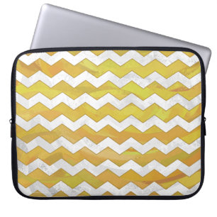 Housse Pour Ordinateur Portable Motif Chevron à l'ananas