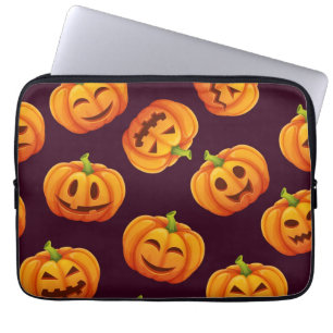 Housse Pour Ordinateur Portable motif citrouille