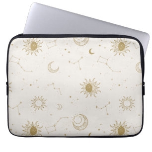 Housse Pour Ordinateur Portable Motif Constellation de style vintage