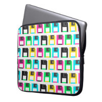 Motif couleur  de pixels de disquette rétro