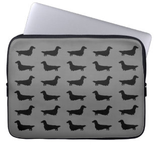 Housse Pour Ordinateur Portable Motif Dachshunds (Long Haired Dachsies)