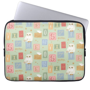 Housse Pour Ordinateur Portable Motif de bloc de lettres de Hedwig Post