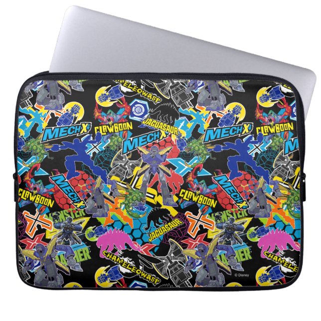 Housse Pour Ordinateur Portable Motif de caractères MECH-X4 (Devant)
