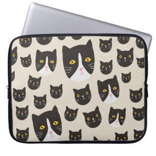 Housse Pour Ordinateur Portable Motif de chat sans joint/