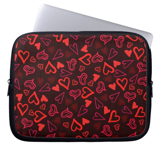 Housse Pour Ordinateur Portable Motif de coeur 29 (Devant)