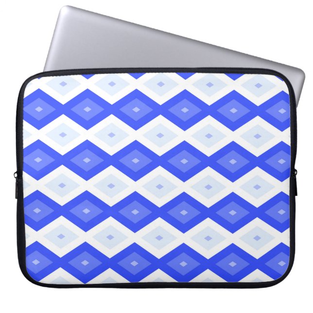 Housse Pour Ordinateur Portable Motif de diamant bleu royal (Devant)