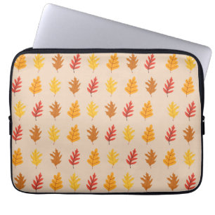 Housse Pour Ordinateur Portable Motif de feuilles de chêne