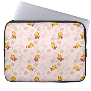 Housse Pour Ordinateur Portable Motif de fleurs de cerisiers roses Woodstock