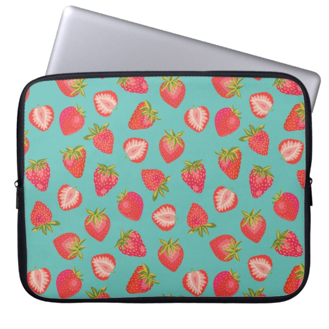 Housse Pour Ordinateur Portable Motif de fraise mignonne (Devant)