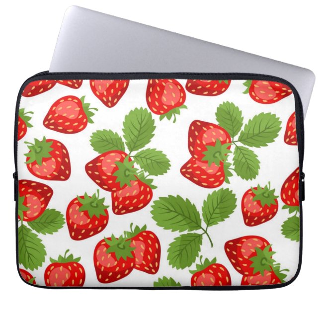 Housse Pour Ordinateur Portable Motif de fraises (Devant)