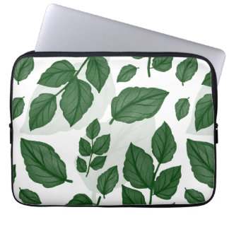 Housse Pour Ordinateur Portable Motif de la nature sans voile vert