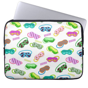 Housse Pour Ordinateur Portable Motif de masques couchage