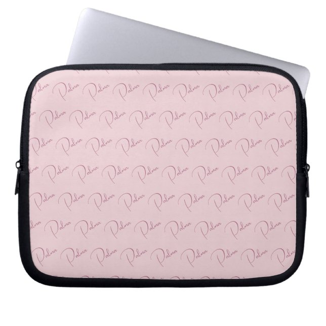 Housse Pour Ordinateur Portable Motif de nom personnalisé (Devant)