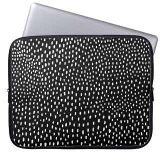 Housse Pour Ordinateur Portable motif de points faits à la main dessin enfantin fo