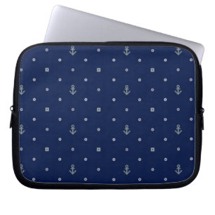 Housse Pour Ordinateur Portable Motif de pois d'Ancre