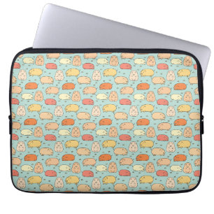 Housse Pour Ordinateur Portable Motif de porc à menthe