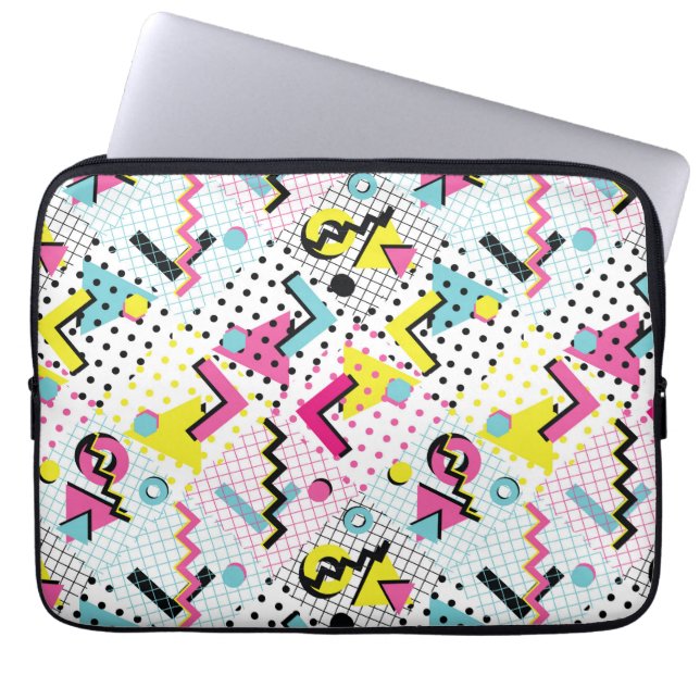 Housse Pour Ordinateur Portable Motif de style postmoderne Memphis (Devant)