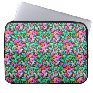 Housse Pour Ordinateur Portable Motif de surface sans couture Jungle Dreams avec p