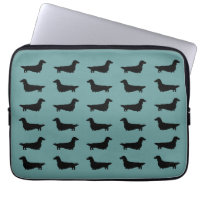 Motif de teckel (Dachshunds à longs poils)
