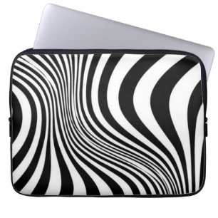 Housse Pour Ordinateur Portable Motif de texture de peau d'animal zèbre-88