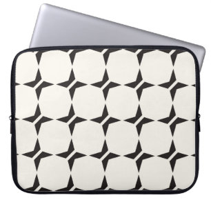 Housse Pour Ordinateur Portable motif de treillis transparent. Texture moderne et
