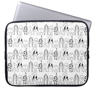 Housse Pour Ordinateur Portable Motif des boutons de chien