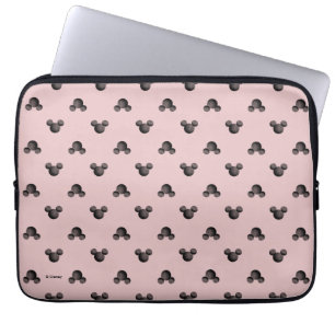Housse Pour Ordinateur Portable Motif d'icône Mickey rose