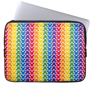 Housse Pour Ordinateur Portable Motif d'icône Rainbow Mickey