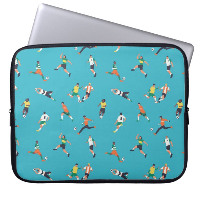 Housse Pour Ordinateur Portable Motif du joueur de football (Devant)