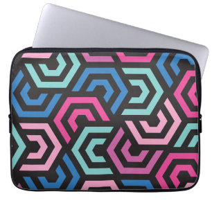 Housse Pour Ordinateur Portable Motif élégant moderne - Mode Géométrique coloré